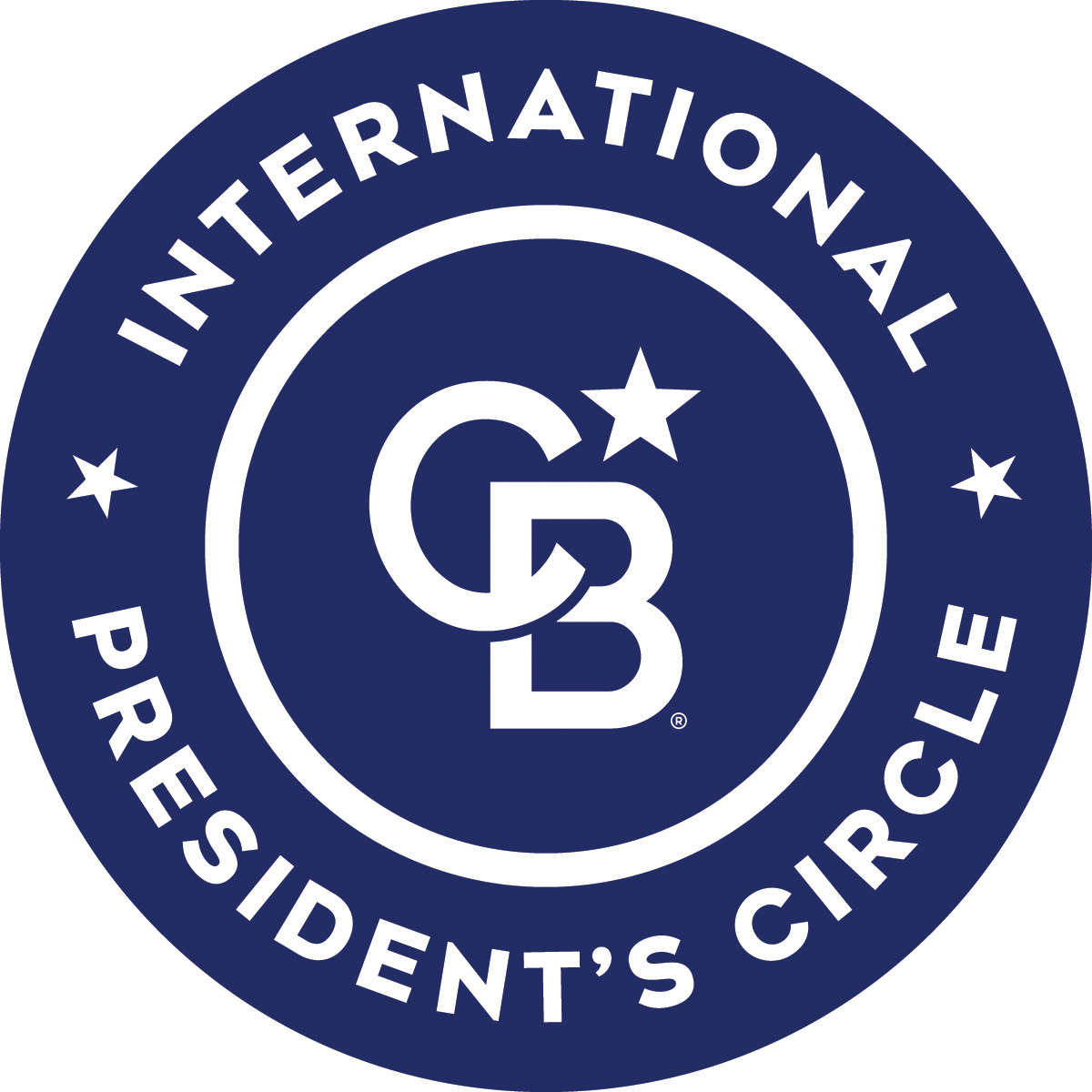 International President's Circle logo awarded to Laurie Pfohl, recognizing excellence in real estate.